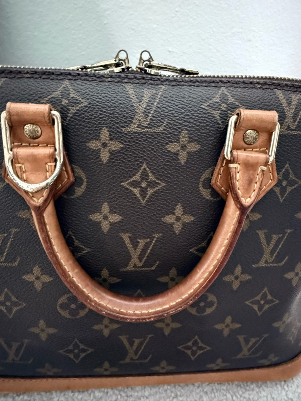 Louis Vuitton Alma PM- including generic Vachetta strap, dustbag & 🔐 #307 - Picture 14 of 16